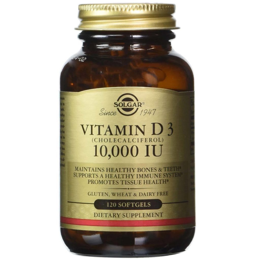 Solgar Vitamin D - 10,000 IU - 120 Softgels - eVitamins Philippines
