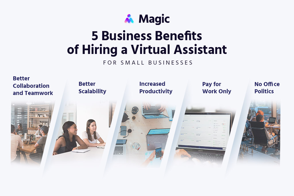 5 Business Benefits of Hiring a Virtual Assistant