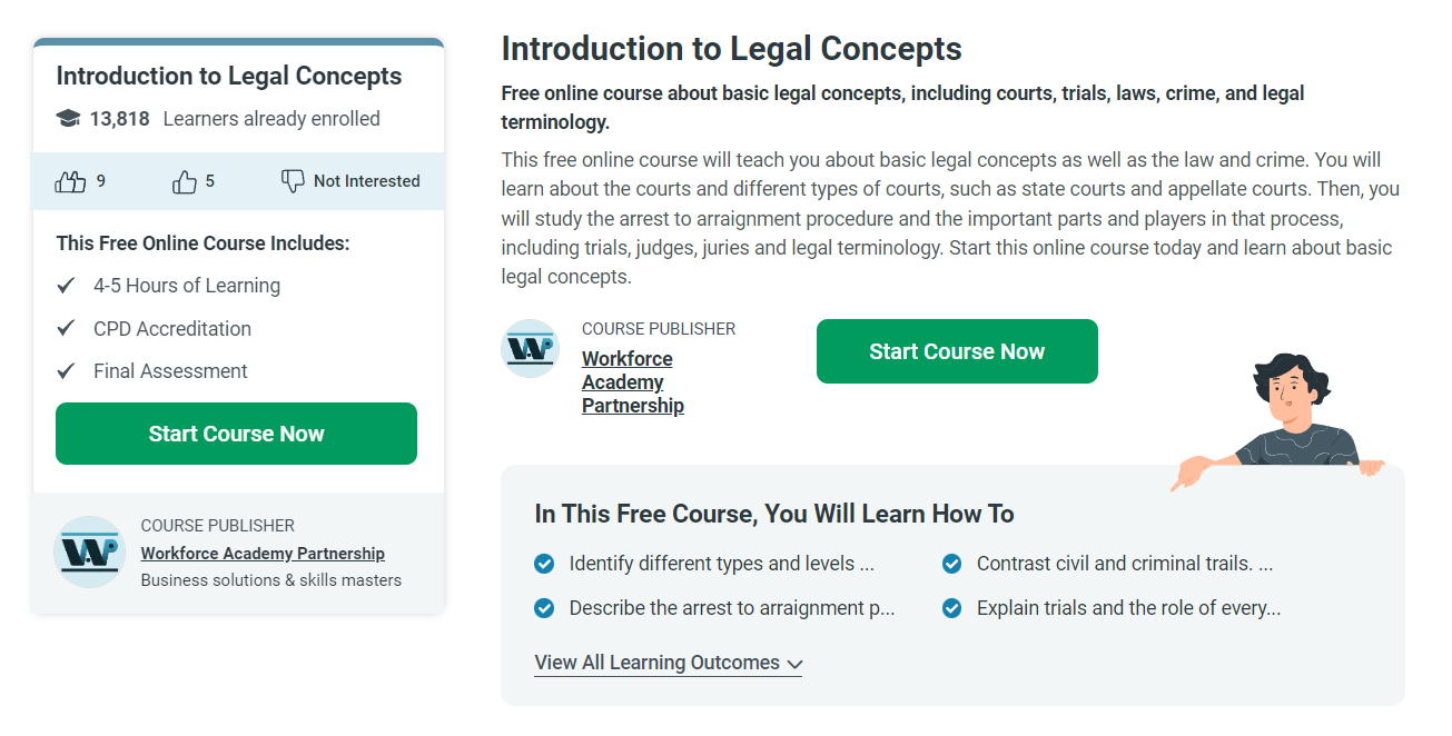 courses in basic legal concepts